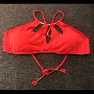 Robin Piccone red bikini top